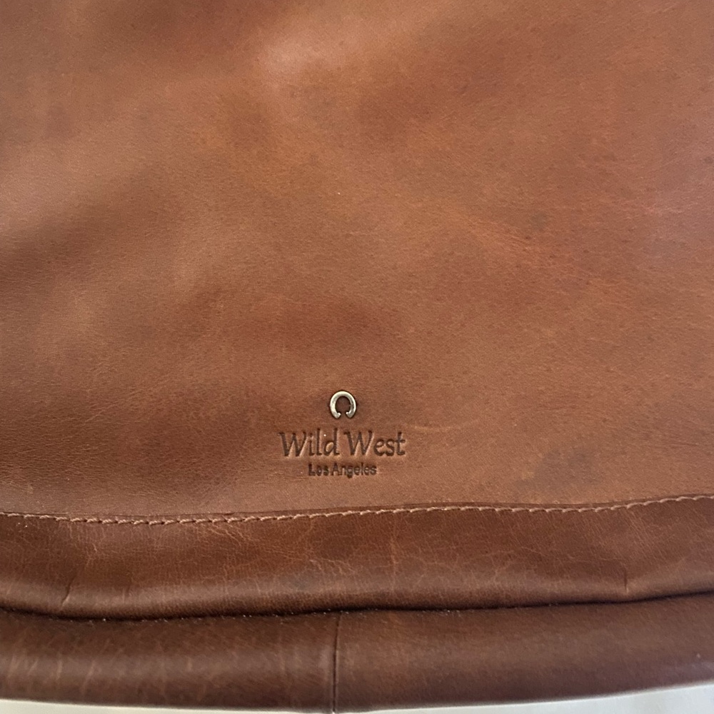 Wild West Cognac MIA Leather Tote Bag - Picture 4 of 5